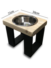 Load image into Gallery viewer, Single Modern Chunky Dog Bowl Table