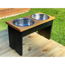 Load image into Gallery viewer, Personalised Deluxe Dog Bowl Table