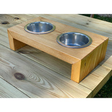 Load image into Gallery viewer, Personalised Waterfall Dog Bowl Table