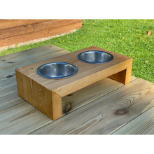 Load image into Gallery viewer, Personalised Waterfall Dog Bowl Table