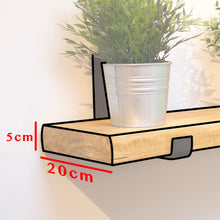 Load image into Gallery viewer, Chunky Shelf -- Lipped Up Brackets -- 20cm deep
