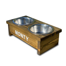 Load image into Gallery viewer, Compact Personalised Dog Bowl Table