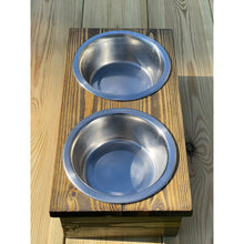 Load image into Gallery viewer, Compact Personalised Dog Bowl Table