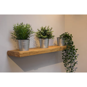 Chunky Solid Wood Floating Shelf  -- 22cm deep