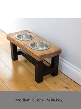 Load image into Gallery viewer, Modern Farmhouse Dog Bowl Table
