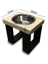 Load image into Gallery viewer, Single Modern Chunky Dog Bowl Table
