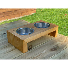 Load image into Gallery viewer, Personalised Waterfall Dog Bowl Table
